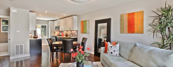 example of staged home for sale